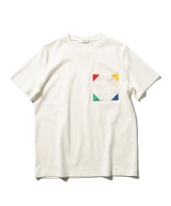 ▲BEAMS LIGHTS / マルチカラーポケットクルーネックTシャツ
