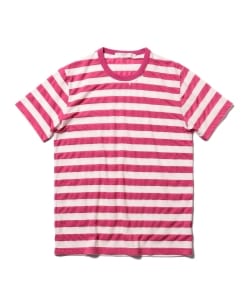 ▲BEAMS LIGHTS / 5スターボーダークルーネックTシャツ