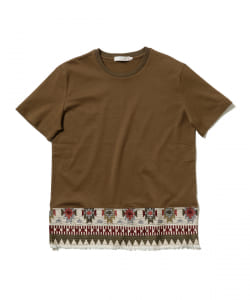 ▲BEAMS LIGHTS / ネイティブフリンジTシャツ