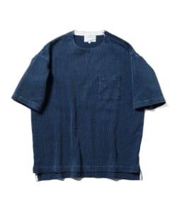 ▲BEAMS LIGHTS / インディゴサシコポケットTシャツ