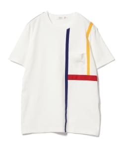▲BEAMS LIGHTS / グログランテープクルーネックTシャツ