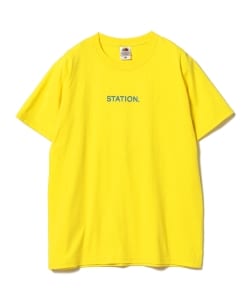 ▲Fruit of the Loom / ロゴプリント クルーネックTシャツ