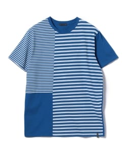 ▲WISEGUY / クレージー ボーダーパターン Tシャツ