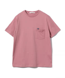▲BEAMS LIGHTS / ワンポイント 刺繍 ポケットTシャツ（日本製）