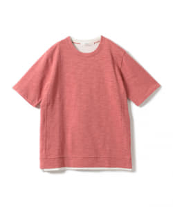 ▲BEAMS LIGHTS / スラブ レイヤー クルーネック Tシャツ