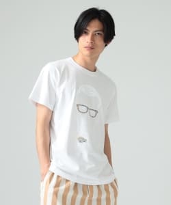 ▲Mr.POPPY × BEAMS LIGHTS / 別注 リバティアレンジ プリントTシャツ