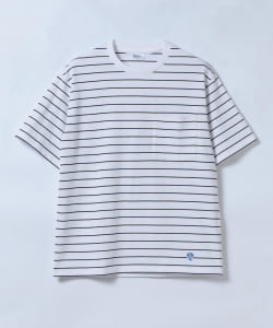 ▲ORCIVAL / ハイカウント ジャージー ボーダー クルー Tシャツ