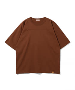 ▲BEAMS LIGHTS / ギザコットン スプレンダーツイスト フットボールTシャツ
