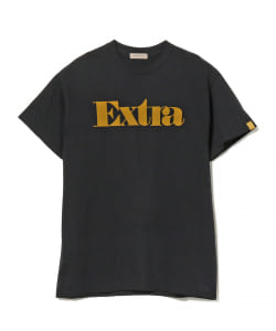 ▲BEAMS LIGHTS / フロッキープリント ロゴTシャツ