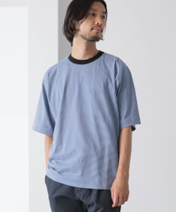 ▲BEAMS LIGHTS / ボーダー天竺 リンガーTシャツ