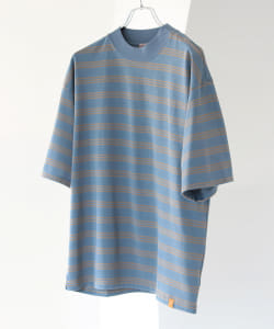 ▲BEAMS LIGHTS / ギザコットン スプレンダーツイスト ボーダー クルーTシャツ
