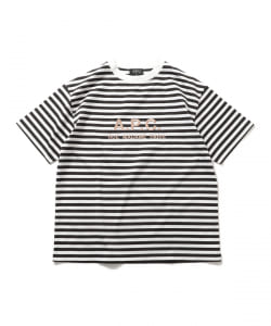 A.P.C. × BEAMS LIGHTS / 別注 RUE MADAME エンブロイダリーロゴ クルーネック Tシャツ