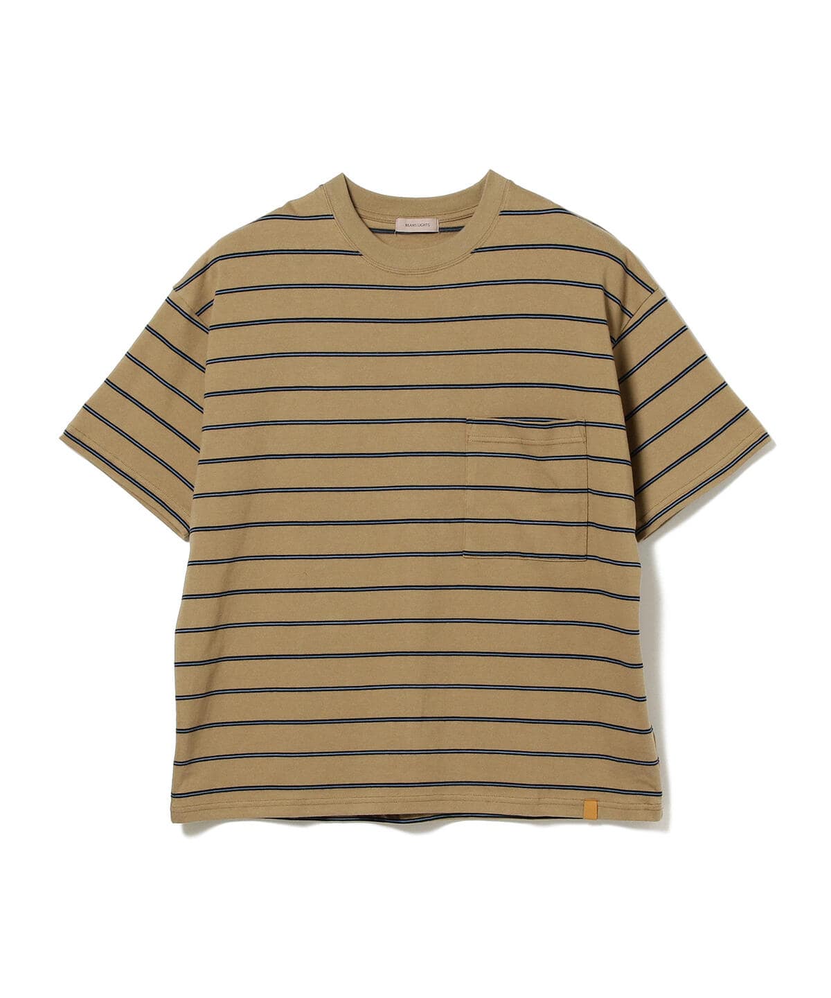 [Outlet] BEAMS LIGHTS / Extra Heavyweight Border Pocket T-shirt