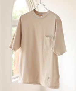 ▲BEAMS LIGHTS / SHELTECH(R) ワンポイントロゴ Tシャツ