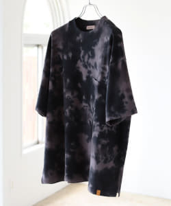 ▲BEAMS LIGHTS / バスケットダイ クルーネック Tシャツ