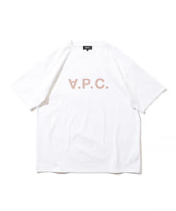 ▲A.P.C. × BEAMS LIGHTS / 別注 VPC ロゴプリント 半袖 Tシャツ