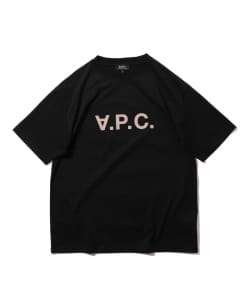 ▲A.P.C. × BEAMS LIGHTS / 別注 VPC ロゴプリント 半袖 Tシャツ