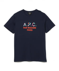A.P.C. / Tao マルチカラー ロゴプリント Tシャツ