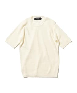 ▲BEAMS LIGHTS / ワッフルクルーネックニット