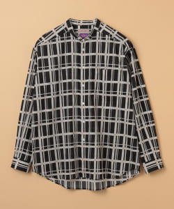 ▲BEAMS LIGHTS / 『essential』 リバティ バンドカラー 長袖シャツ