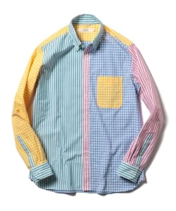 ▲BEAMS LIGHTS / ギンガムボタンダウンシャツ