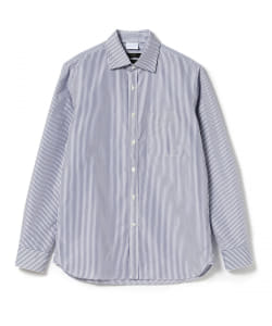 ▲BEAMS LIGHTS / OUTLAST(R) ロンドンストライプ レギュラーカラーシャツ