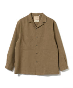 山下マヌー × HARRYTOIT × BEAMS LIGHTS / 別注 ヘンプ ブレンデッド ファイバー オープンカラーシャツ