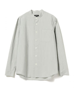 ▲A.P.C. / ストライプ オフィサーカラーシャツ