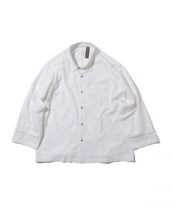 BEAMS LIGHTS / インドレース ドロップネックシャツ