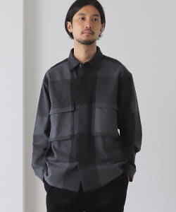 ▲BEAMS LIGHTS / バッファローチェック パターンマッチング CPOシャツ