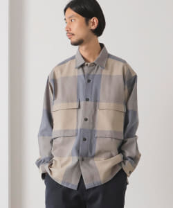 ▲BEAMS LIGHTS / バッファローチェック パターンマッチング CPOシャツ