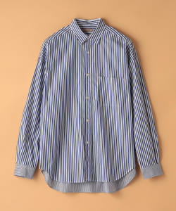 BEAMS LIGHTS / ロンドンストライプ パネル 切替 シャツ