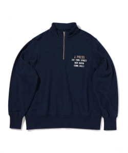▲J.PRESS × BEAMS LIGHTS / 別注 ハーフジップ スウェット