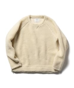 ▲BEAMS LIGHTS / ボアサイドジッププルオーバー