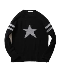 ▲BEAMS LIGHTS / モールヤーンワンスタークルーネックスウェット