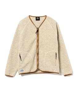 ▲MOUTAIN EQUIPEMENT / POLARTEC フェザー フリース カーディガン