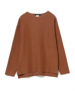 ▲BEAMS LIGHTS / ヘリンボーン ボートネック カットソー
