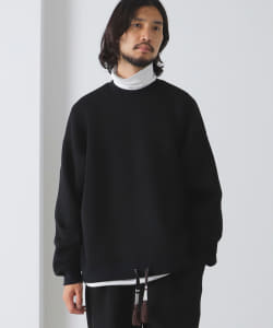 ▲BEAMS LIGHTS / ダンボールニット コード クルースウェット