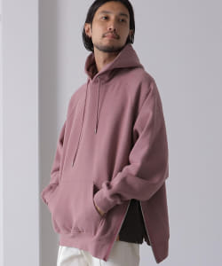 ▲DISCUS ATHLETIC × BEAMS LIGHTS / 別注 裏起毛 アシンメトリージップパーカー