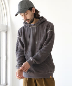 ▲BEAMS LIGHTS / 度詰め鬼サーマル プルオーバー パーカー