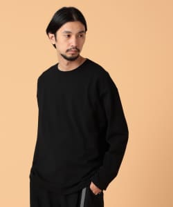 ▲BEAMS LIGHTS / ギザコットン ニュースプレンダーツイスト ロングTシャツ