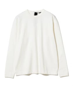 ▲【別注】HEALTH KNIT Black Label / バック ヘンリーネック ロングスリーブ Tシャツ