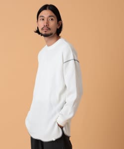 BEAMS LIGHTS / TCワッフル ロングスリーブ カットソー