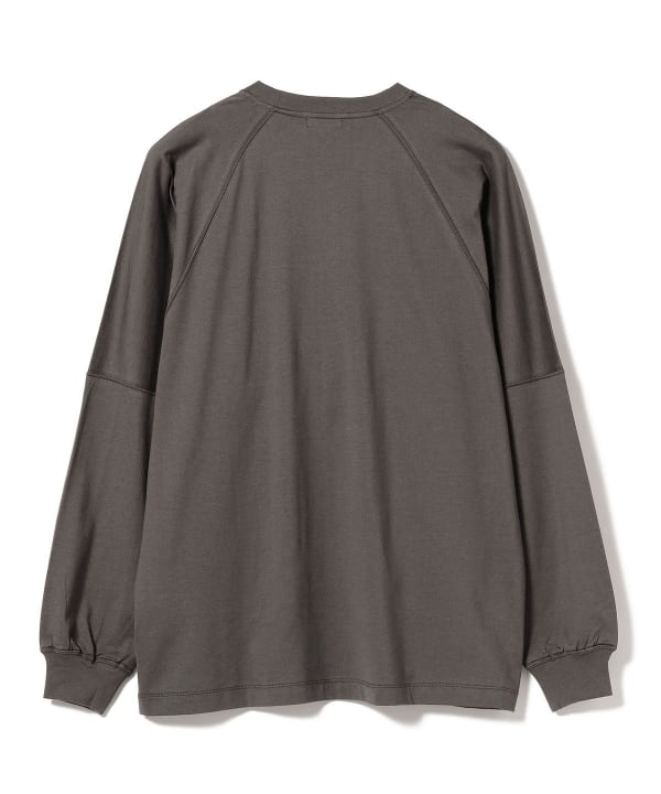 新品 BEAMS別注ULTERIOR スビンコットン ロングスリーブ Tシャツ灰 Brilla per il gusto（ブリッラ ペル イル グスト）【別注