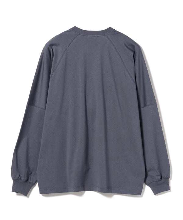 新品 BEAMS別注ULTERIOR スビンコットン ロングスリーブ Tシャツ紺 Brilla per il gusto（ブリッラ ペル イル グスト）【別注