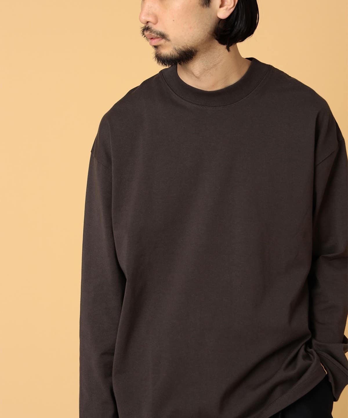BEAMS LIGHTS ビームス ライツ / ギザコットン スプレンダーツイスト クルー ロングTシャツ Tシャツ・カットソー MEN CHARCOAL. G XL BEAMS LIGHTS ビームス ライツ / ギザコットン スプレンダーツイスト クルー ロングTシャツ Tシャツ・カットソー MEN CHARCOAL. G XL