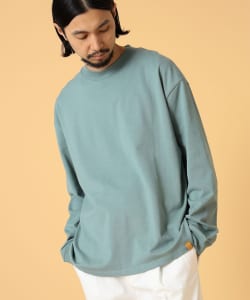 BEAMS LIGHTS / ギザコットン スプレンダーツイスト クルー ロングTシャツ