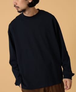 BEAMS LIGHTS / ギザコットン スプレンダーツイスト クルー ロングTシャツ