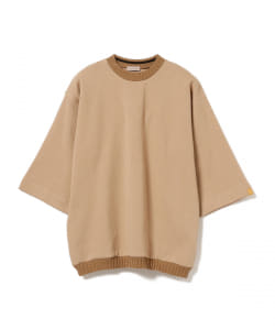 ▲BEAMS LIGHTS / ニットリブ スリークオーター カットソー