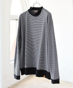 ▲BEAMS LIGHTS / エクストラ ヘビーウェイト ボーダー クルーネックTシャツ